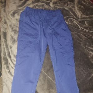 Nice blue scrub jogger pants
